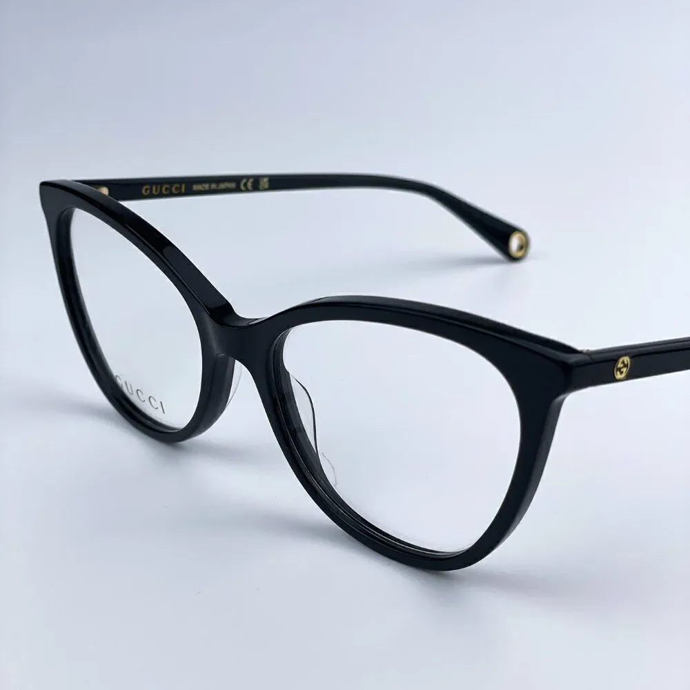 NEW Gucci GG1079O 001 Black Cat Eye Women Eyeglasses - Picture 6 of 14
